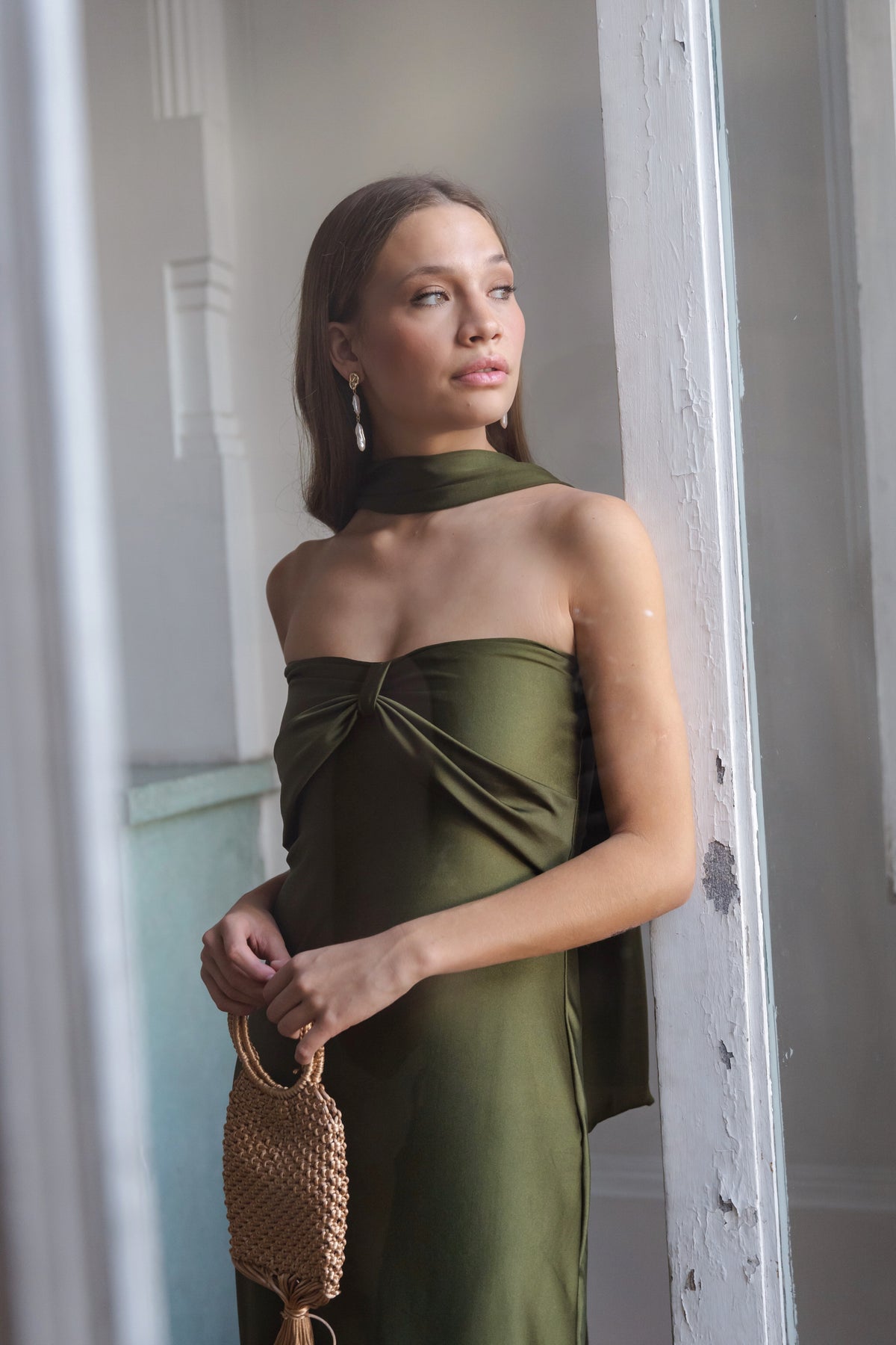 Vestido Candela Oliva