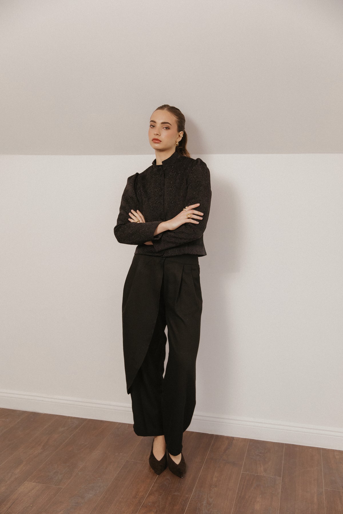 Chaqueta Elegante Allure Negro