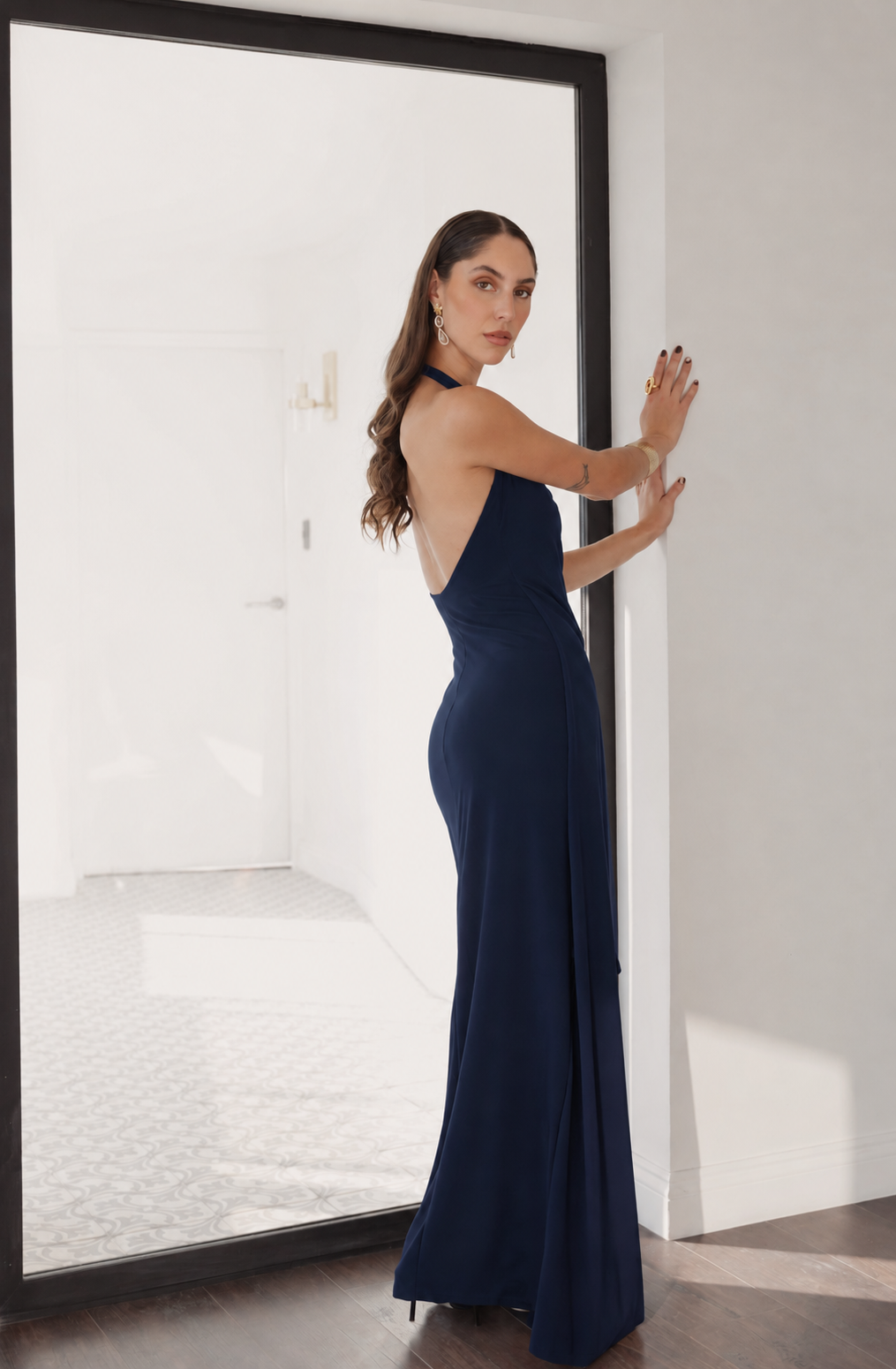 Vestido Fiesta Nina Azul