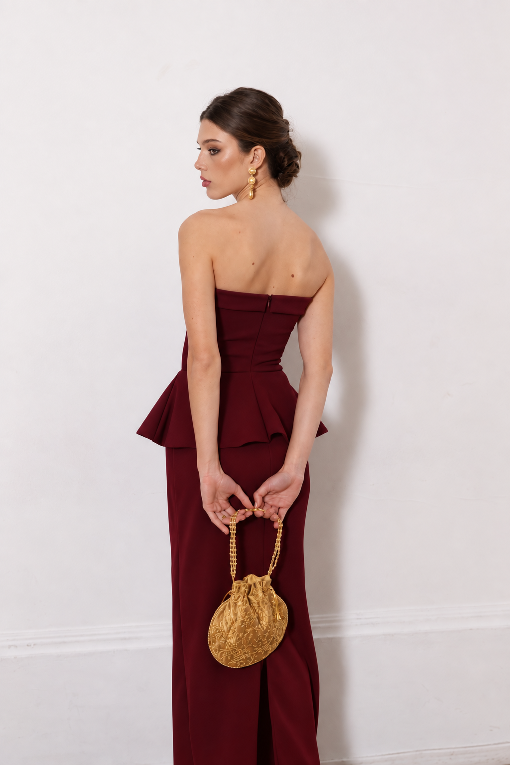 Vestido Fiesta Beatrice Burdeo