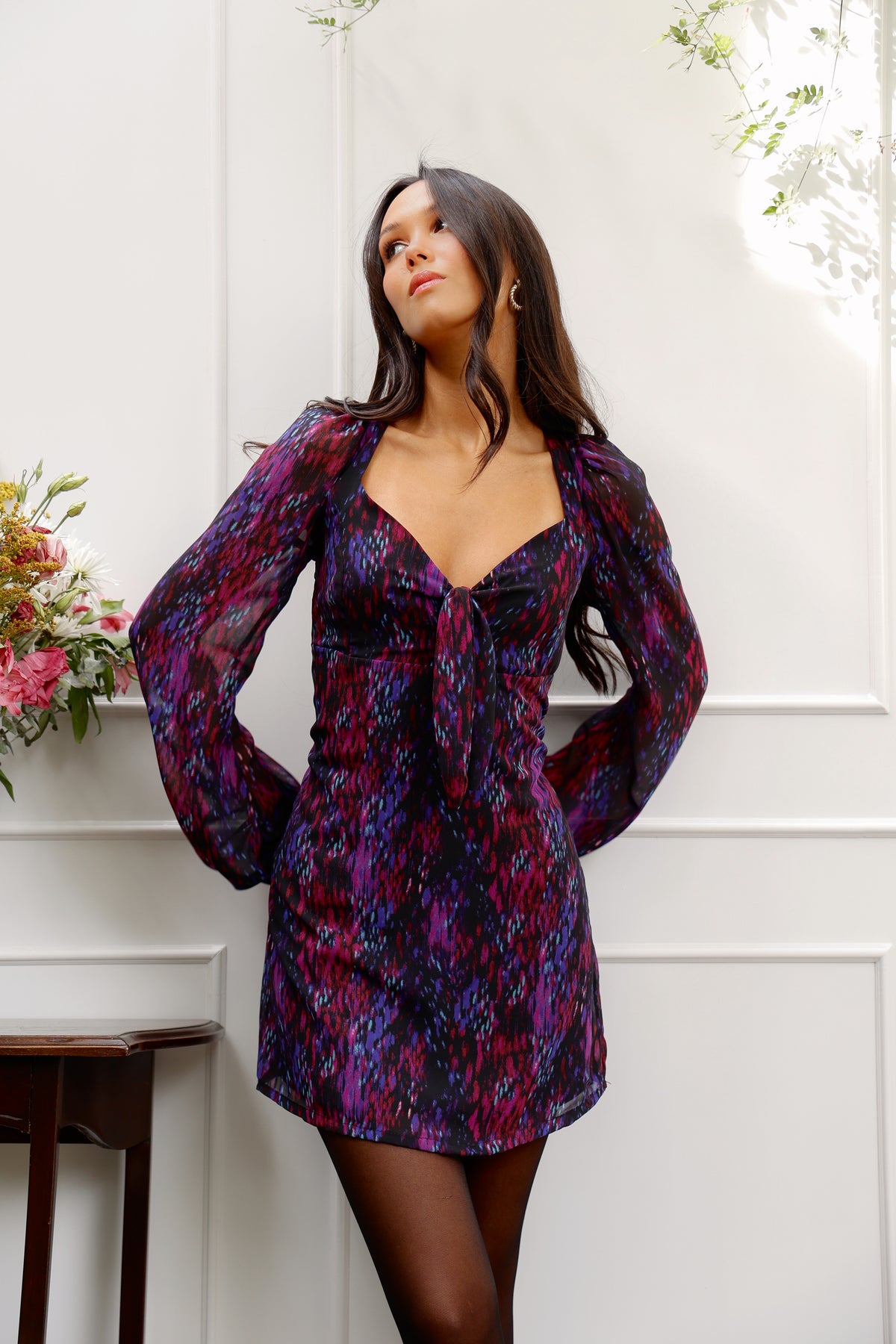 Vestido Ophira Morado