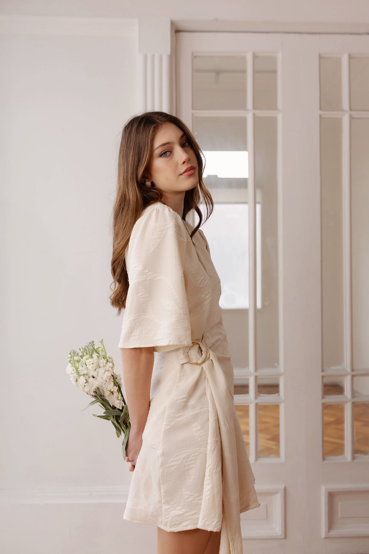 Vestido Iris Beige