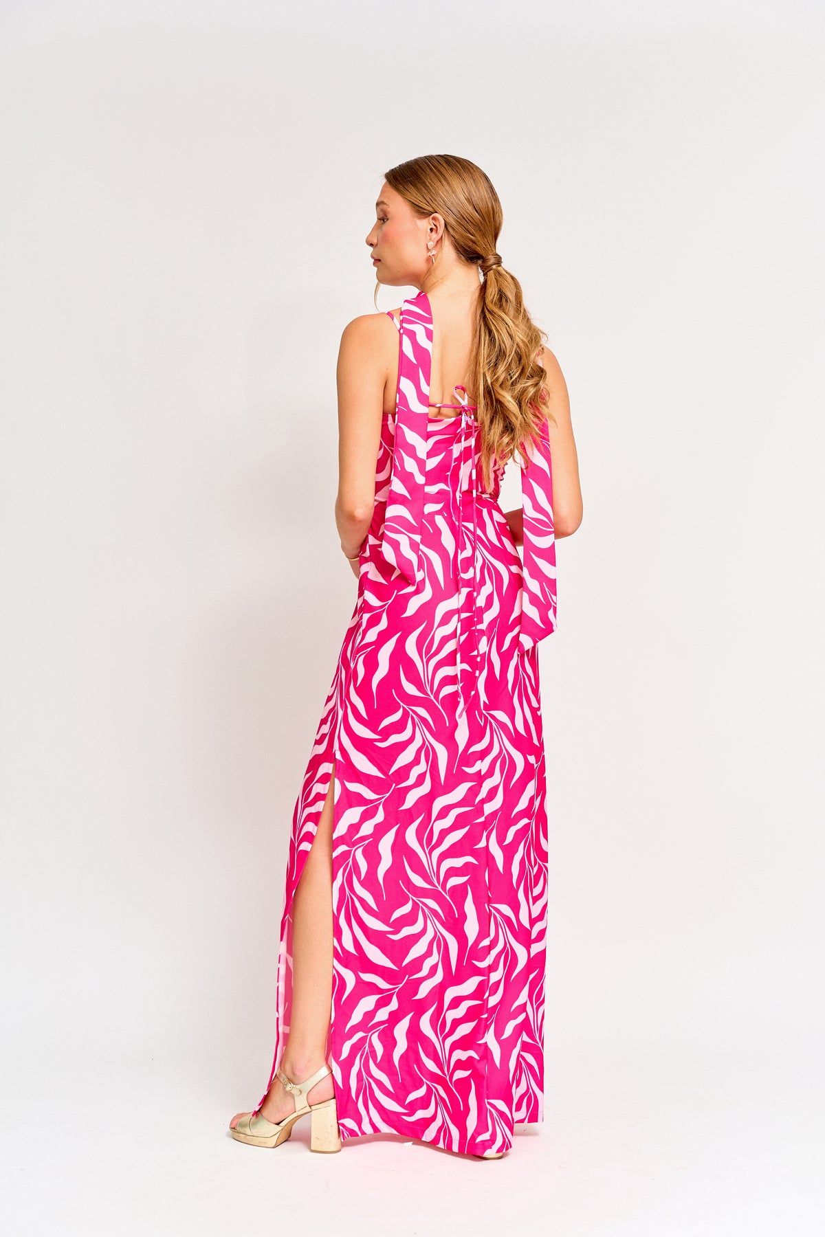 Vestido Fiesta Alba Fucsia