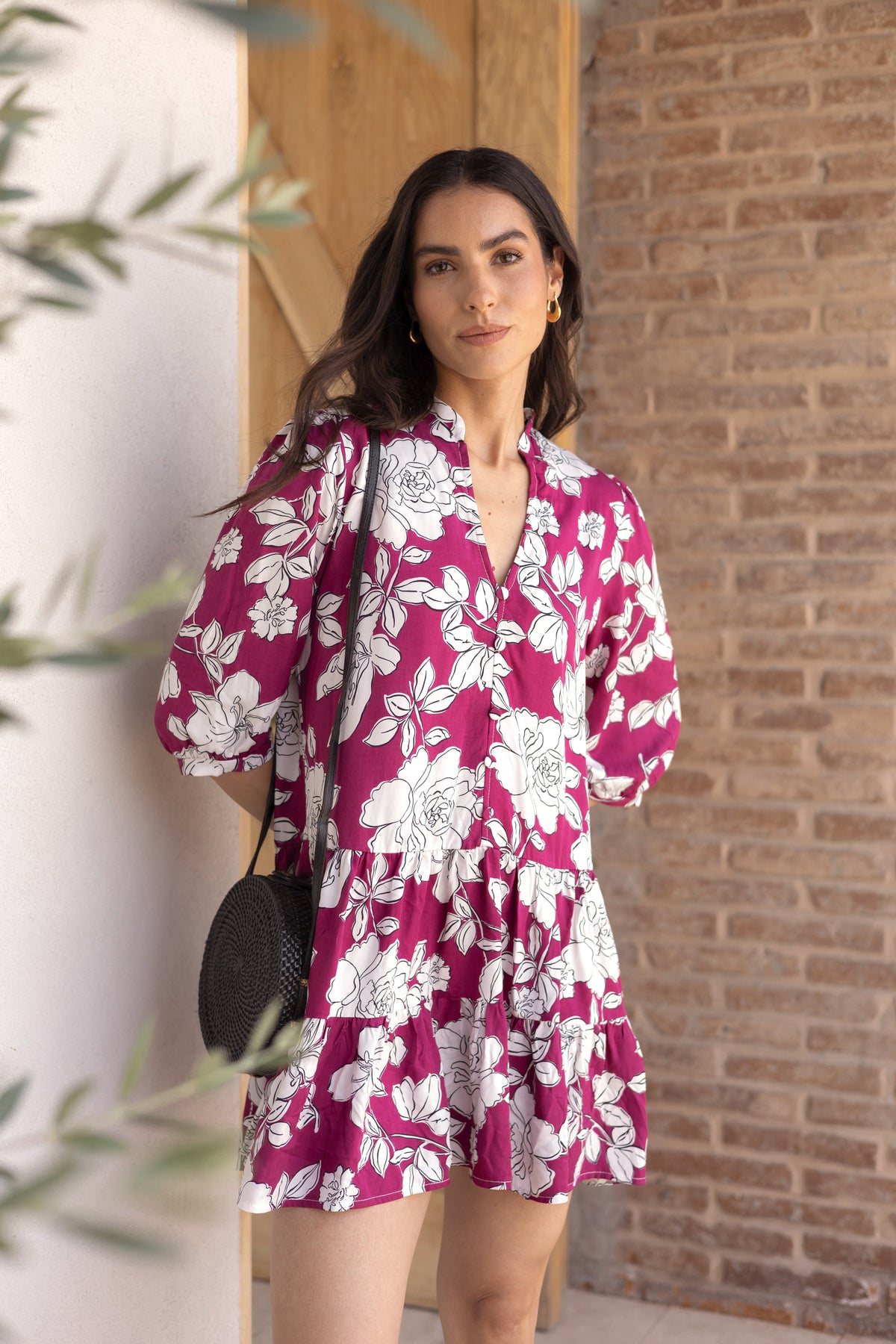 Vestido Día Lucia Flores Print