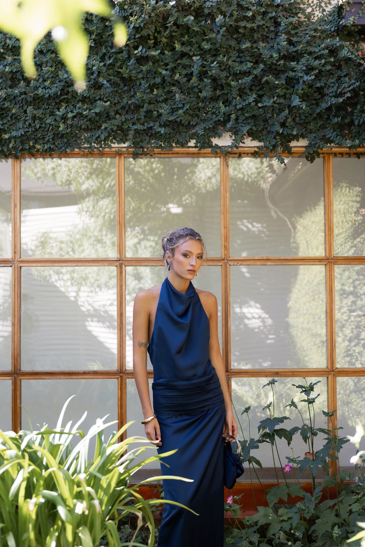 Vestido Fiesta Ángeles Azul