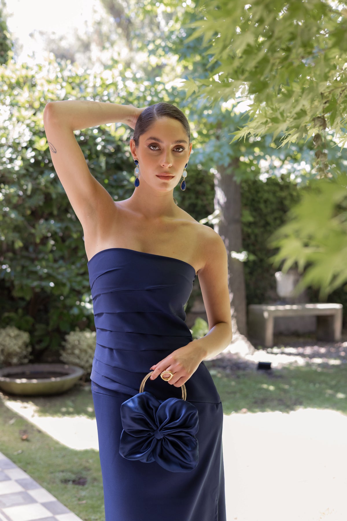 Vestido Fiesta Clarissa Azul