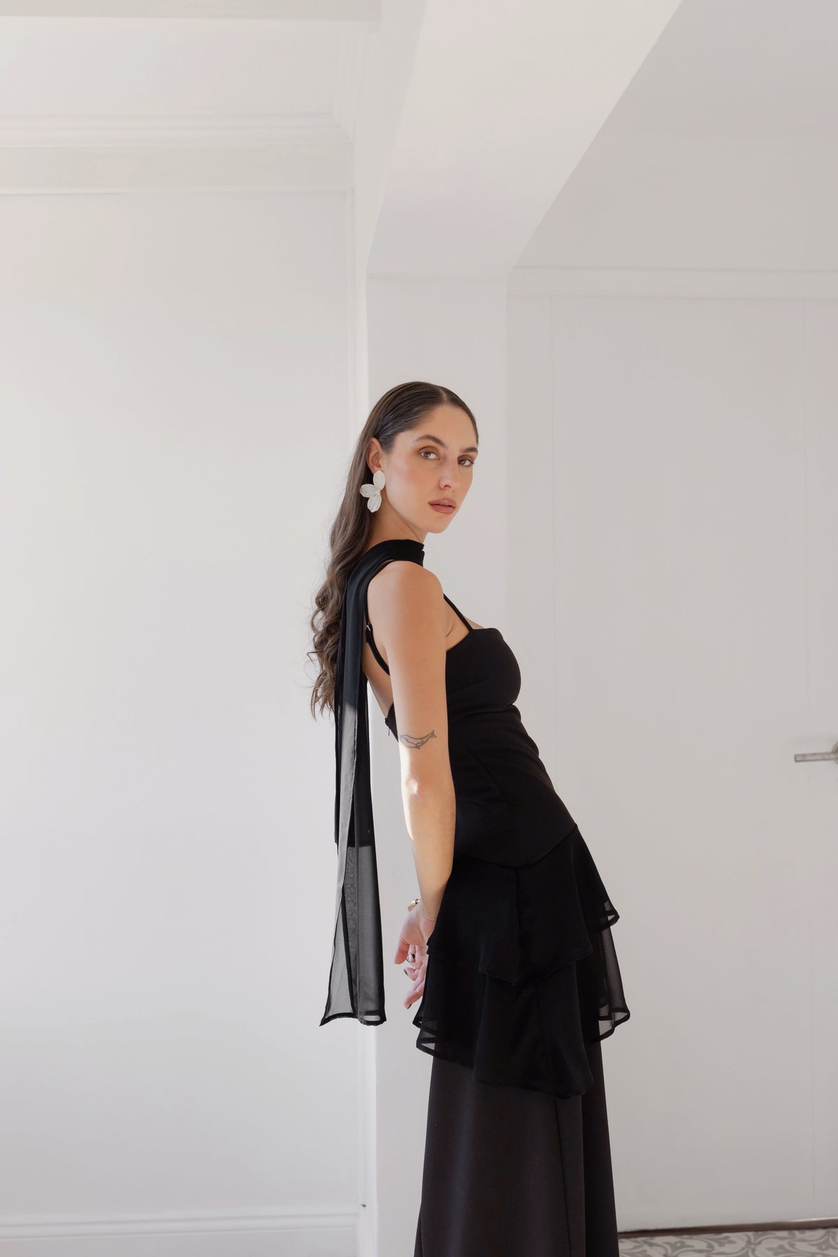 Vestido Fiesta Caetana Negro