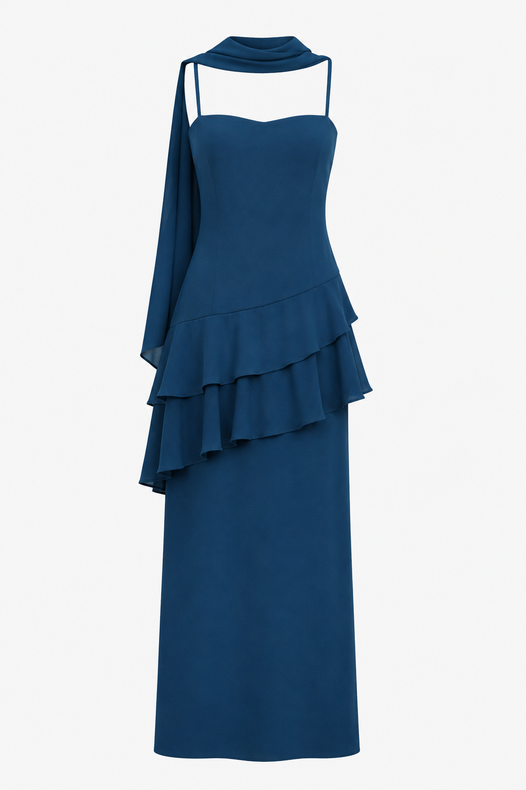 Vestido Caetana Petróleo