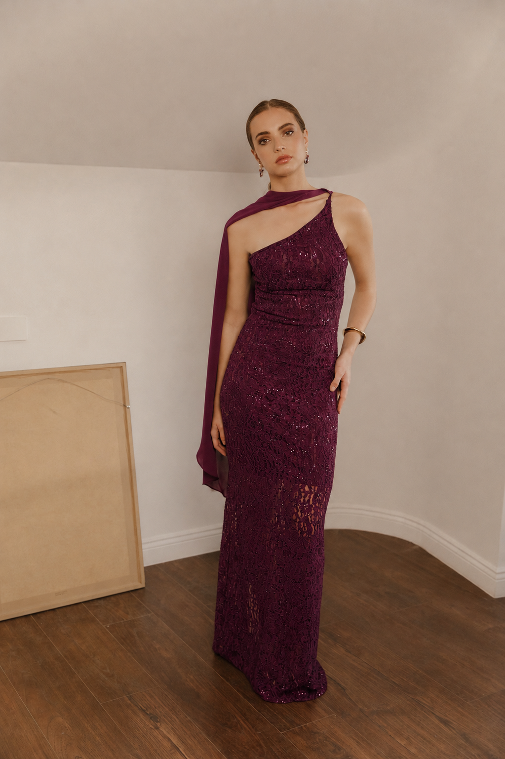 Vestido Fiesta Gemma Morado