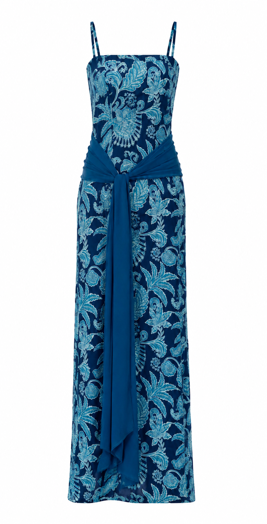 Vestido Fiesta Cossima Petróleo Print - Edición Limitada