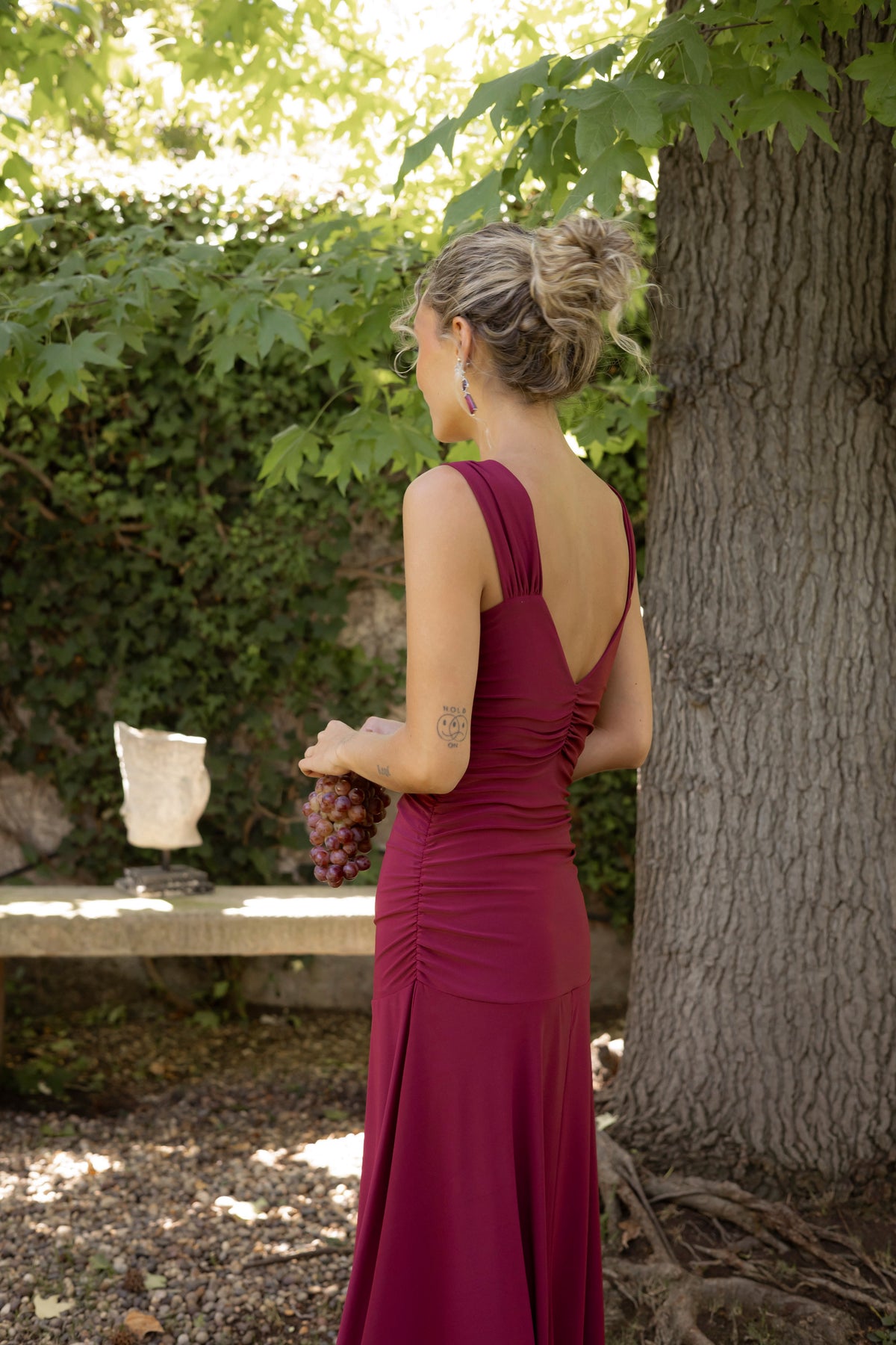 Vestido Fiesta Claudette Frambuesa