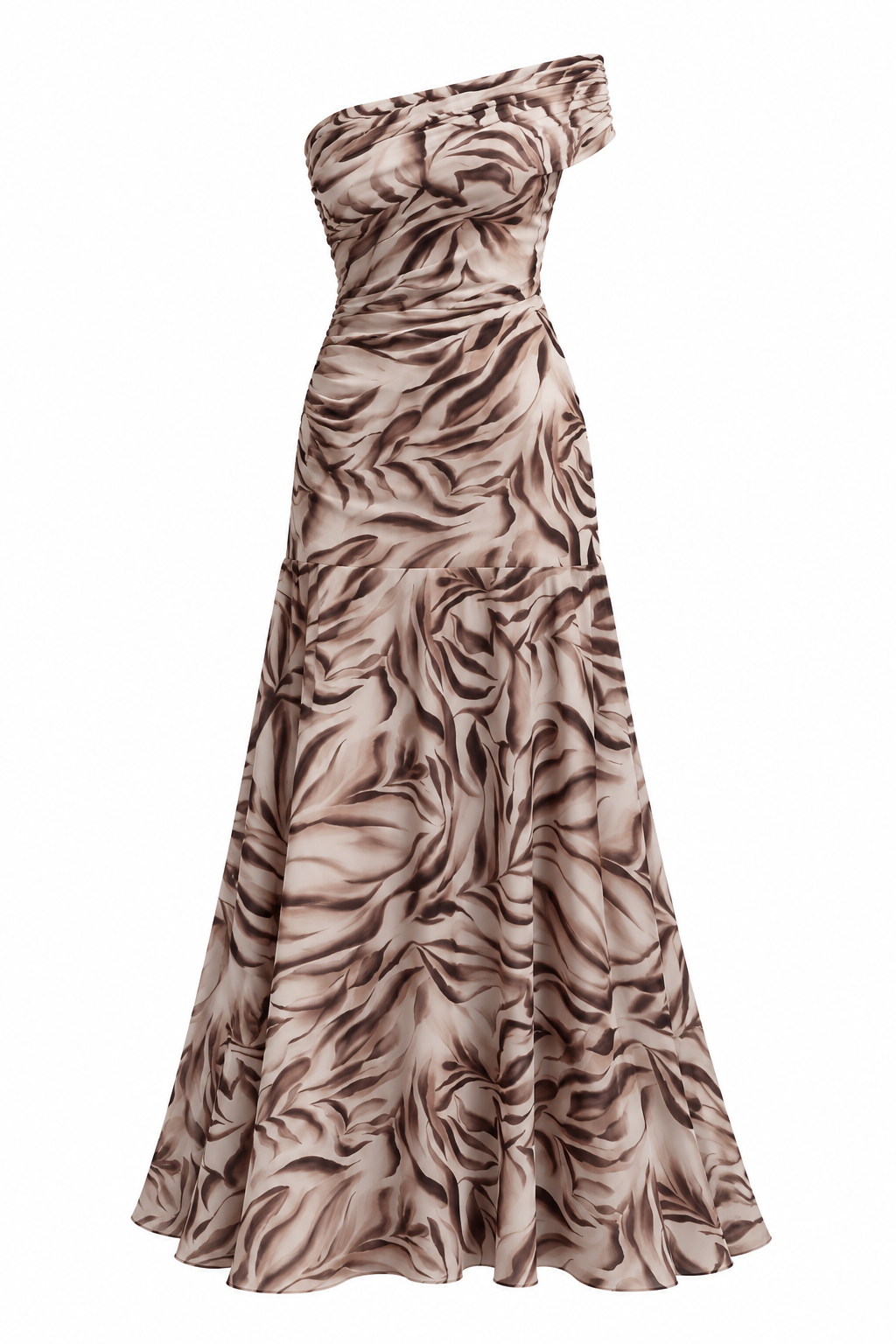 Vestido Fiesta Cece Mocca Print