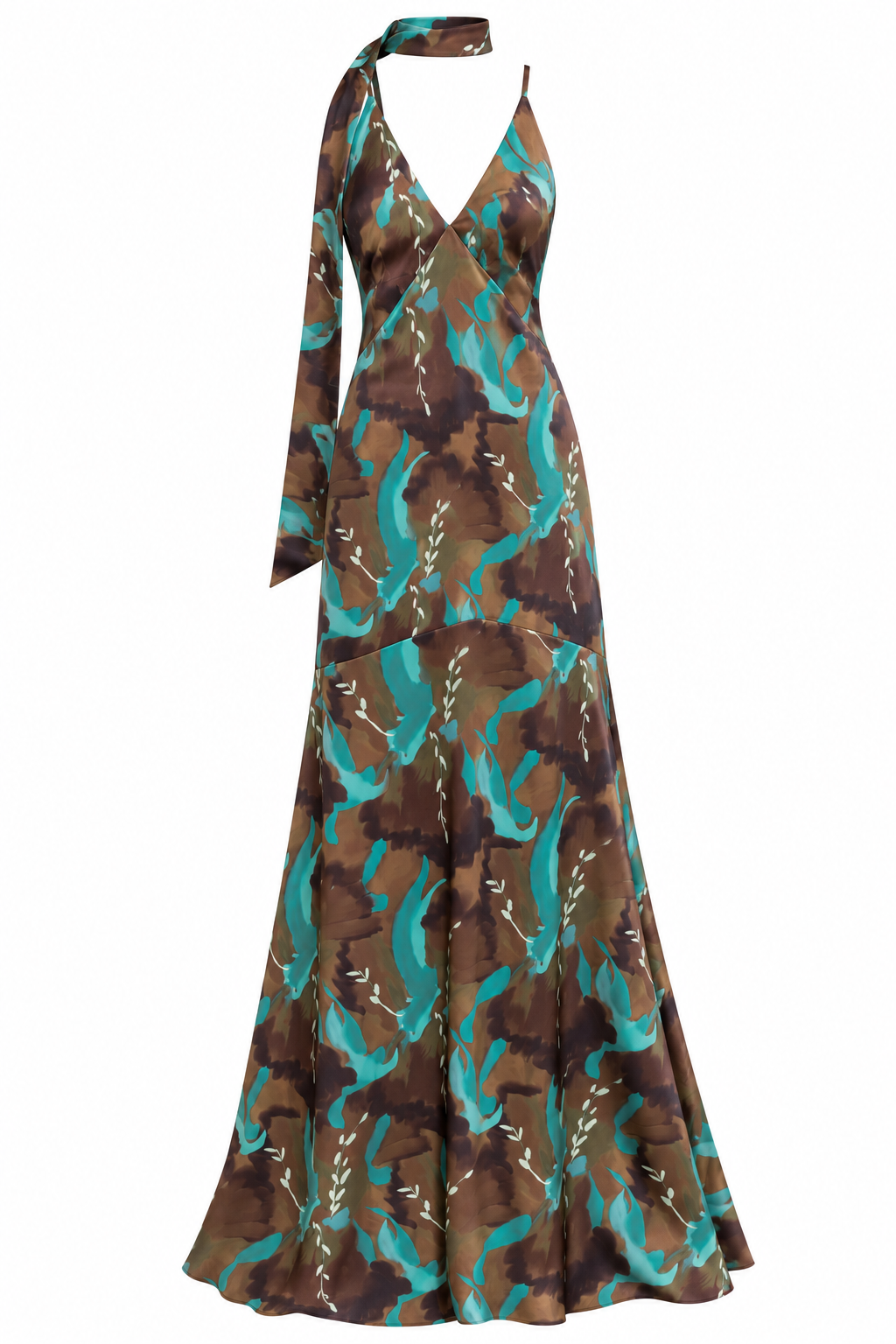 Vestido Fiesta Prim Mocca Print - Edición Limitada
