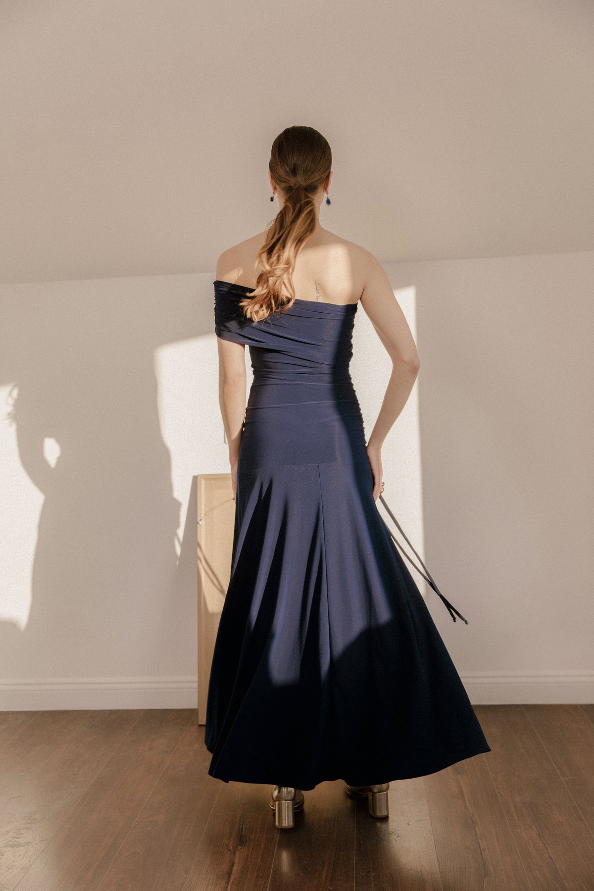 Vestido Fiesta Caroline Azul