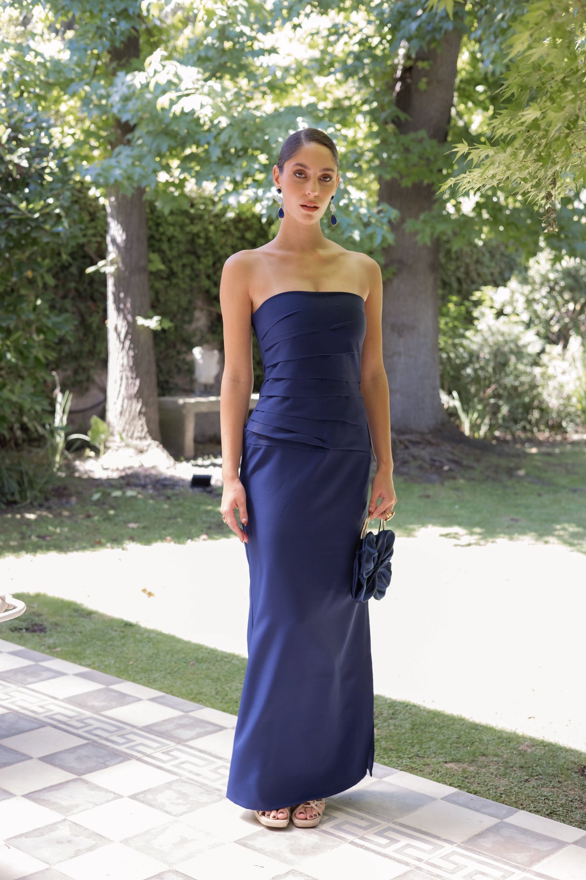 Vestido Fiesta Clarissa Azul