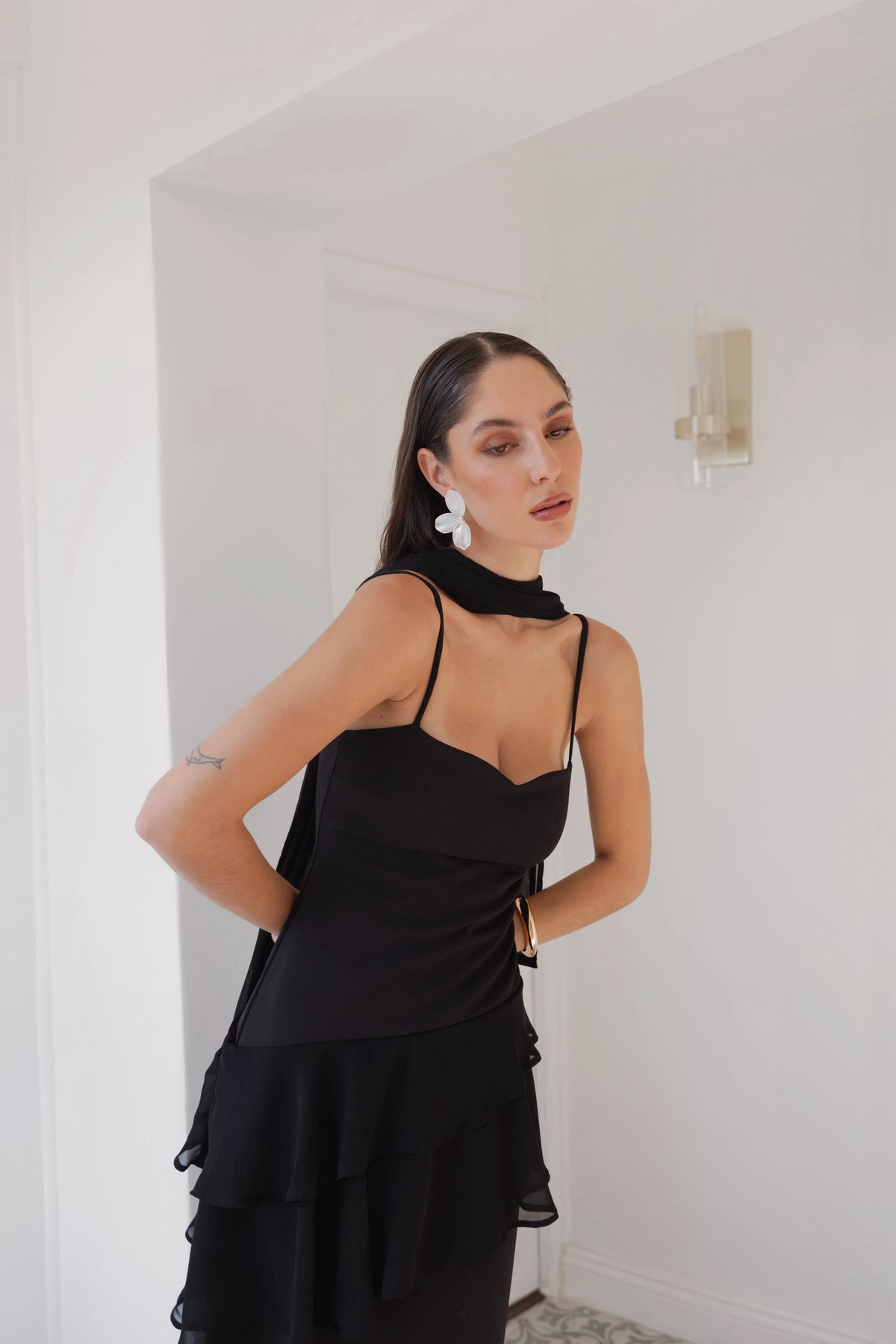 Vestido Fiesta Caetana Negro