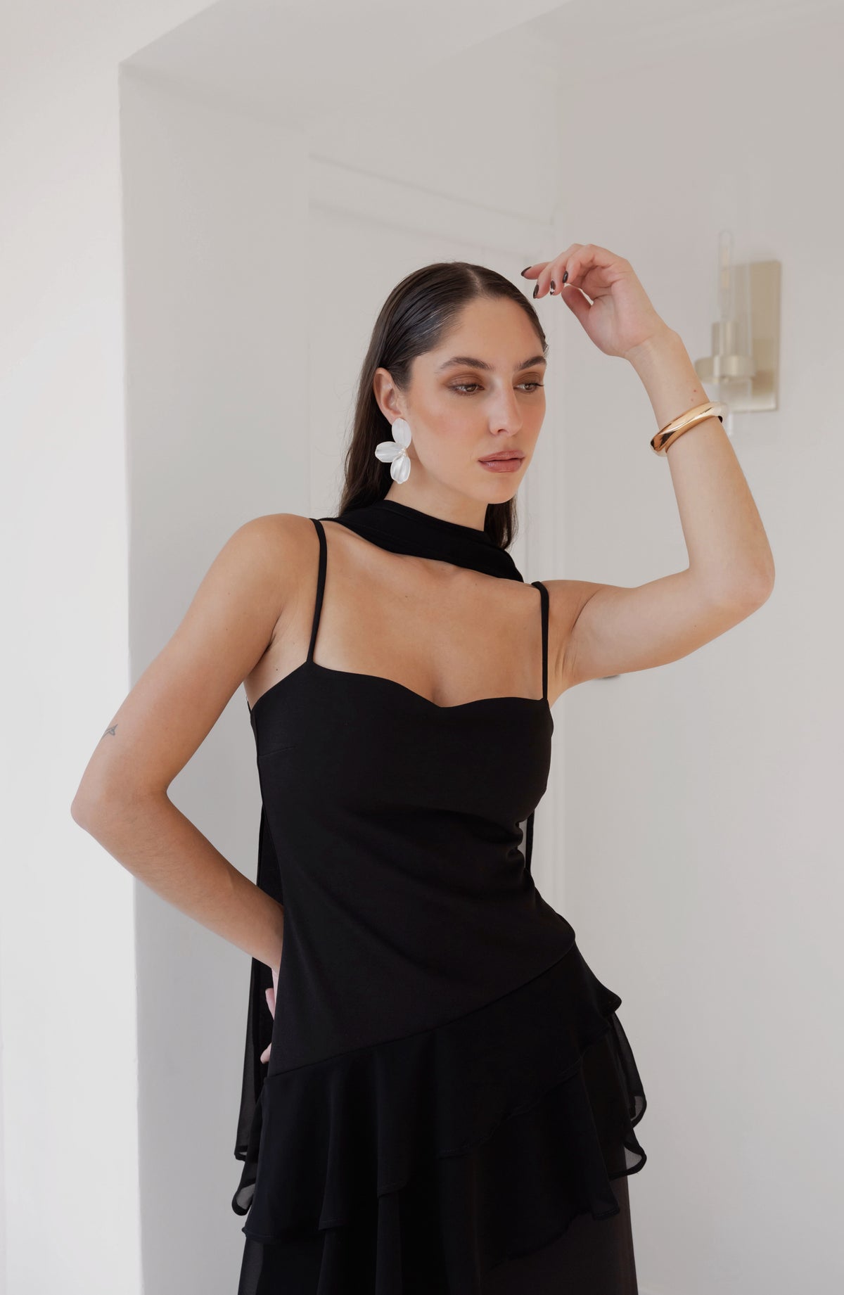 Vestido Fiesta Caetana Negro