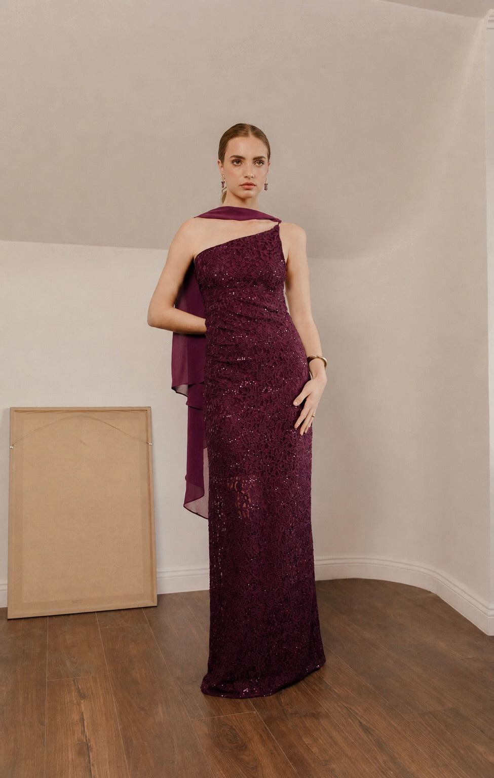 Vestido Fiesta Gemma Morado