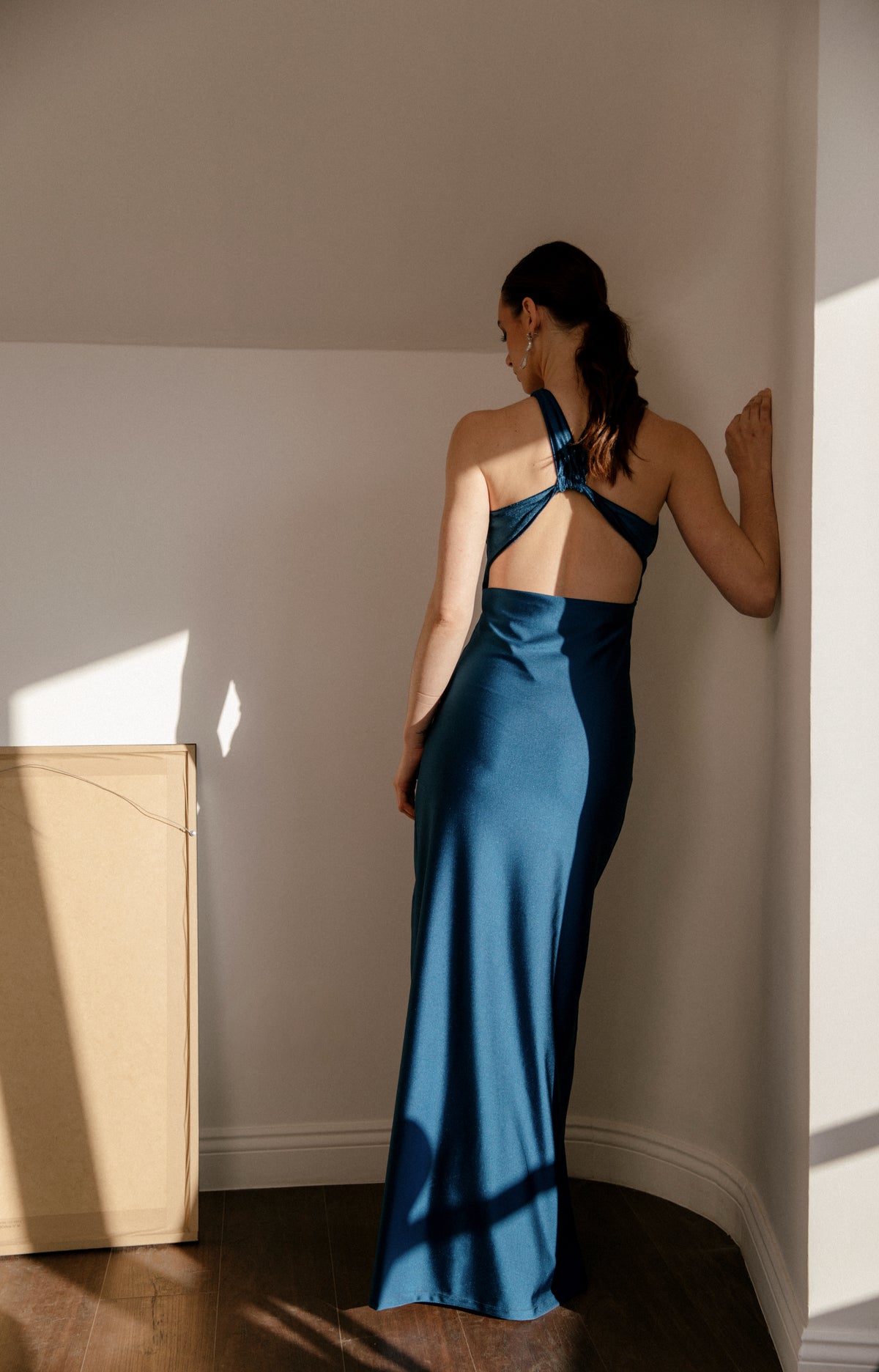 Vestido Fiesta Faustina Petróleo
