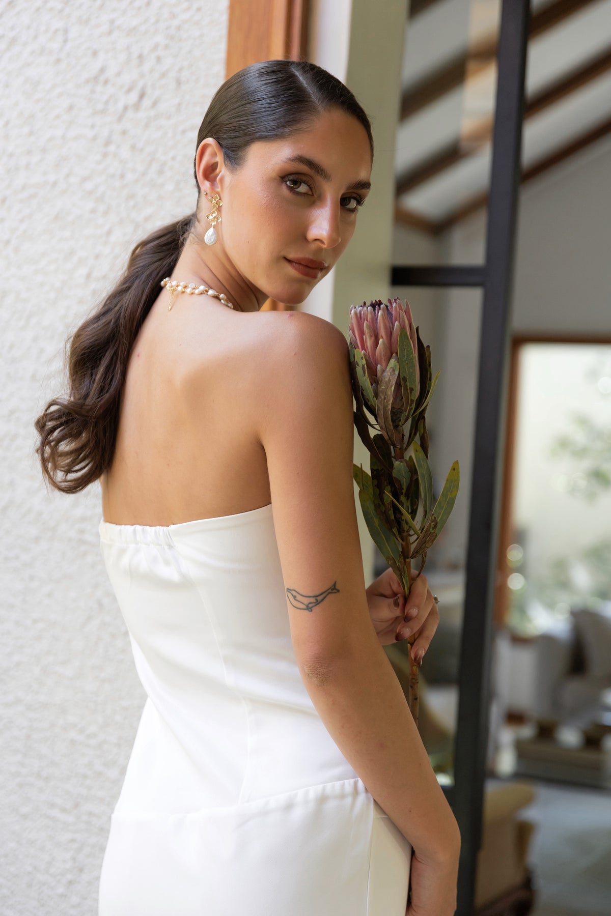 Vestido Fiesta Clarissa Blanco